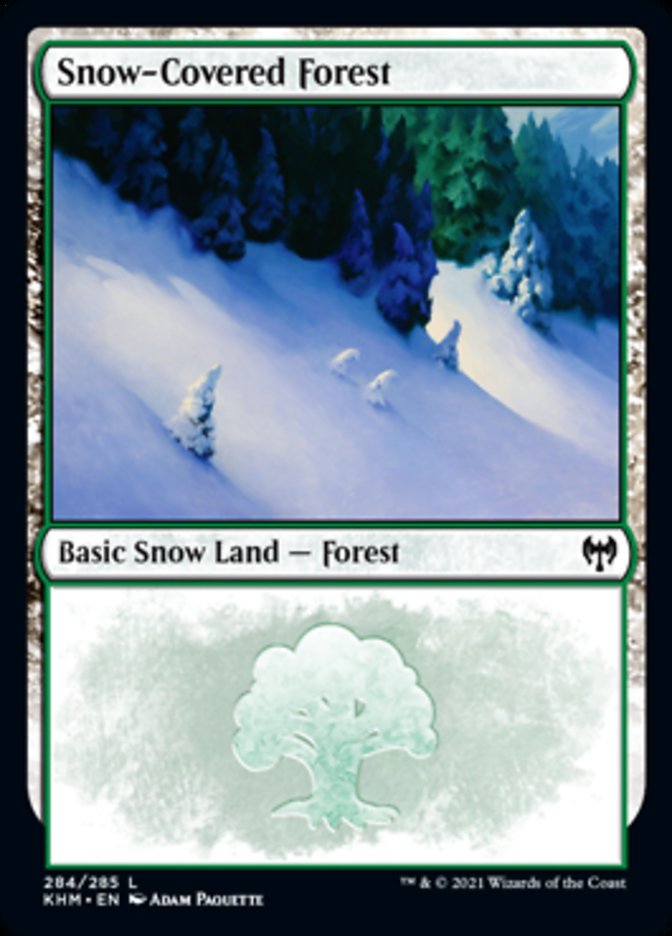 Snow-Covered Forest (284) [Kaldheim] | Card Merchant Takapuna