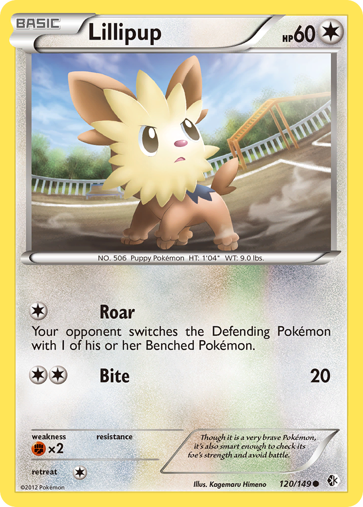 Lillipup (120/149) [Black & White: Boundaries Crossed] | Card Merchant Takapuna