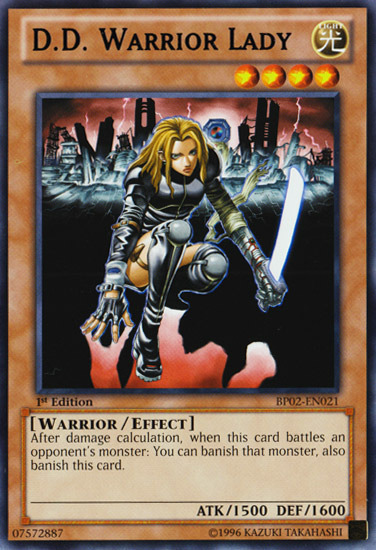 D.D. Warrior Lady [BP02-EN021] Mosaic Rare | Card Merchant Takapuna