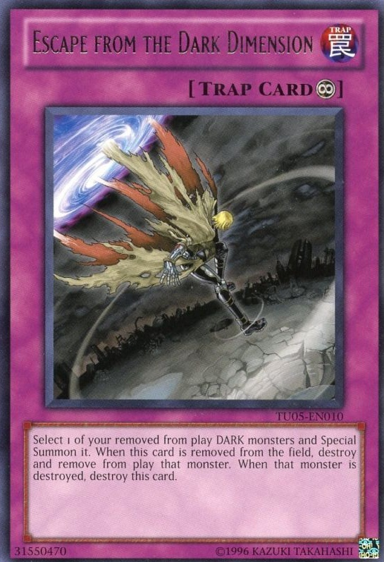 Escape from the Dark Dimension [TU05-EN010] Rare | Card Merchant Takapuna