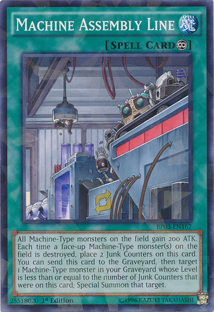 Machine Assembly Line [BP03-EN167] Shatterfoil Rare | Card Merchant Takapuna