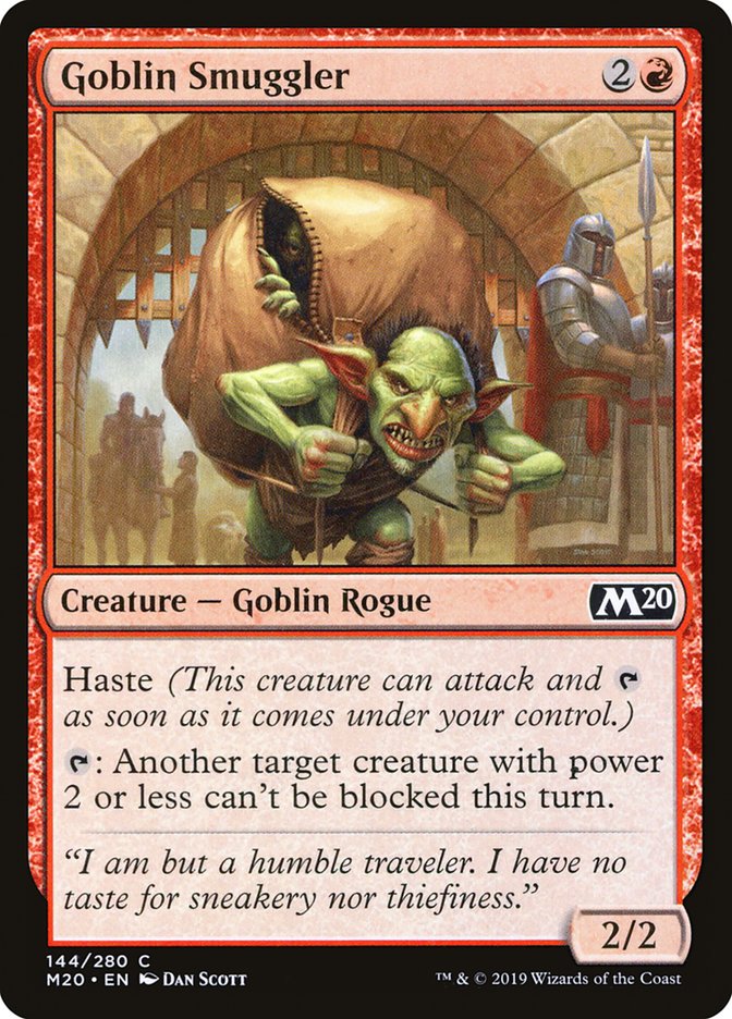 Goblin Smuggler [Core Set 2020] | Card Merchant Takapuna