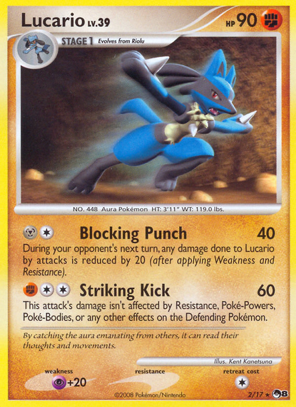 Lucario (2/17) [POP Series 8] | Card Merchant Takapuna