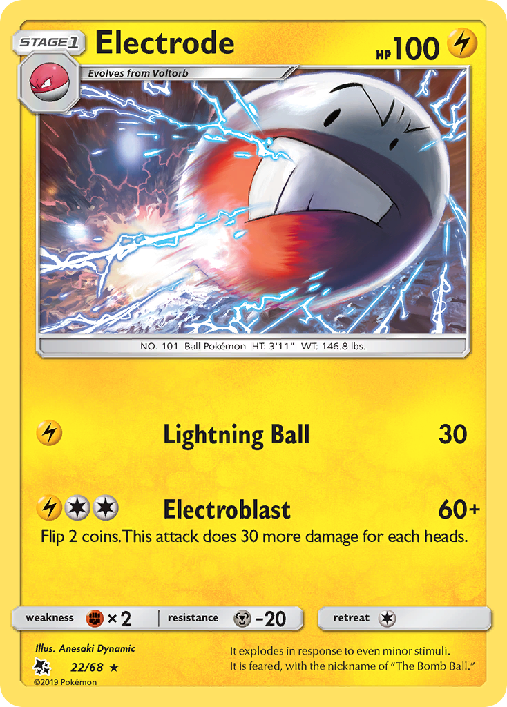 Electrode (22/68) [Sun & Moon: Hidden Fates] | Card Merchant Takapuna