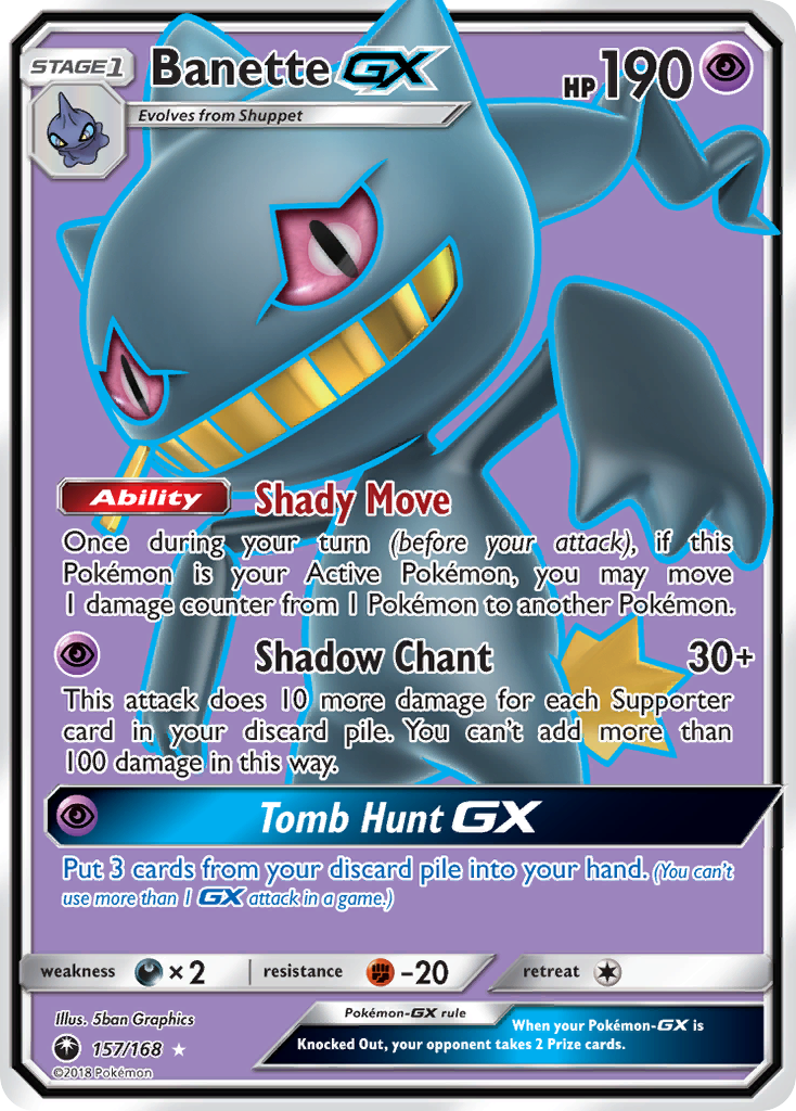 Banette GX (157/168) [Sun & Moon: Celestial Storm] | Card Merchant Takapuna