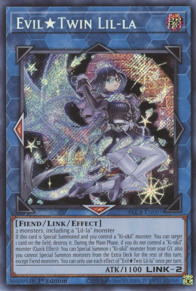 Evil Twin Lil-la [BLCR-EN097] Secret Rare | Card Merchant Takapuna