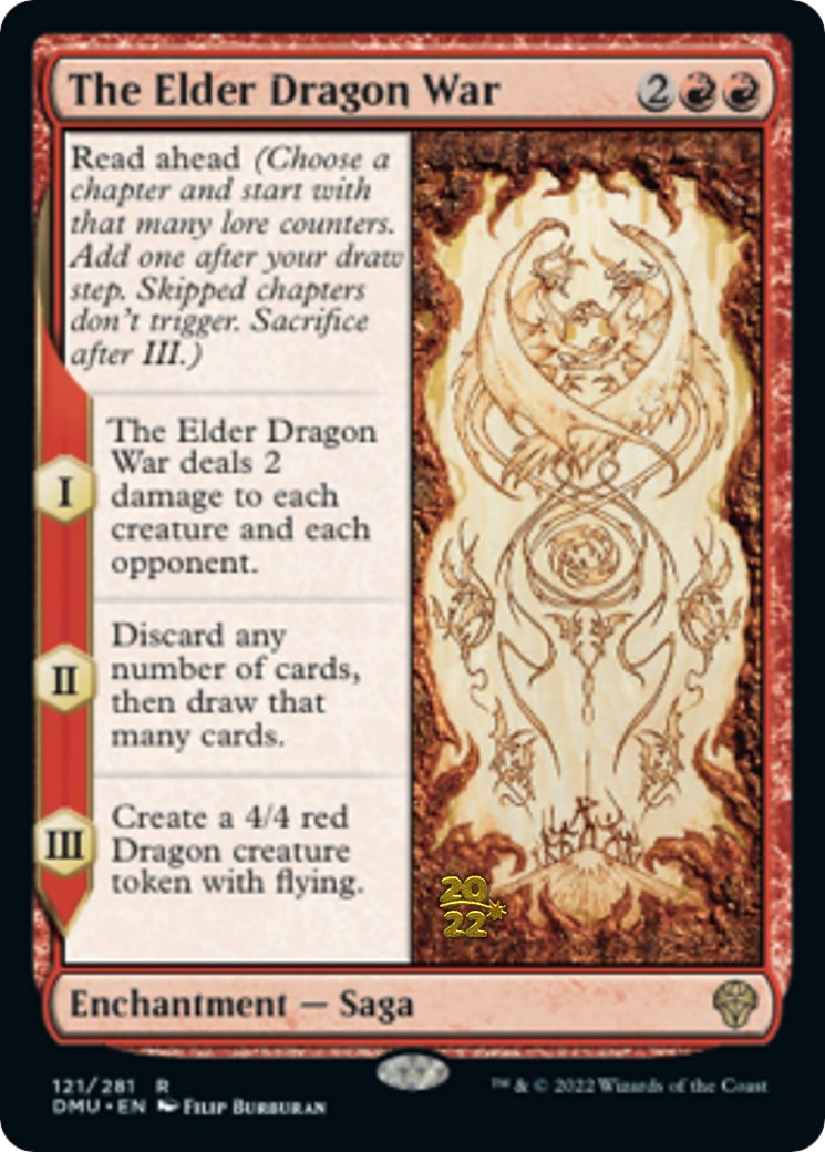 The Elder Dragon War [Dominaria United Prerelease Promos] | Card Merchant Takapuna