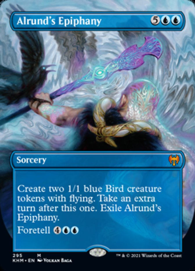 Alrund's Epiphany (Borderless Alternate Art) [Kaldheim] | Card Merchant Takapuna