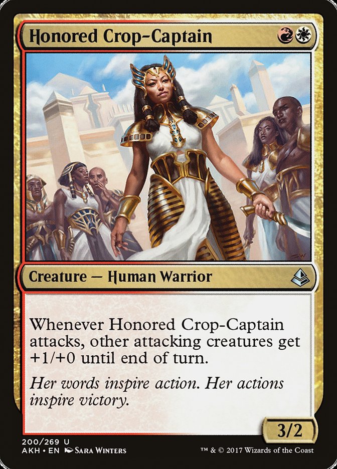 Honored Crop-Captain [Amonkhet] | Card Merchant Takapuna