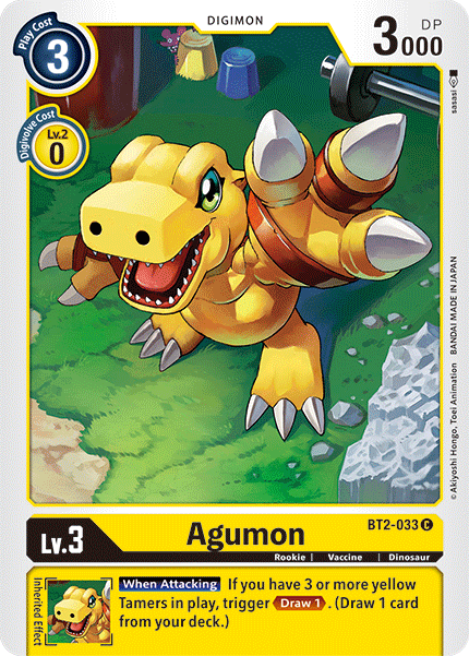 Agumon [BT2-033] [Release Special Booster Ver.1.5] | Card Merchant Takapuna