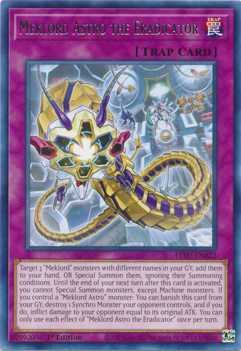 Meklord Astro the Eradicator [LED7-EN022] Rare | Card Merchant Takapuna