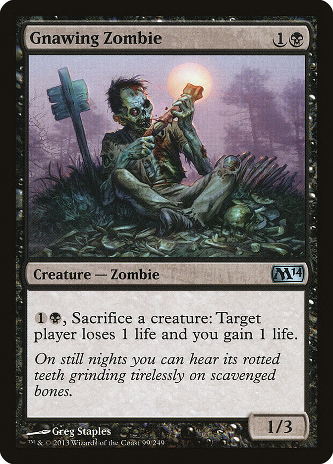 Gnawing Zombie [Magic 2014] | Card Merchant Takapuna