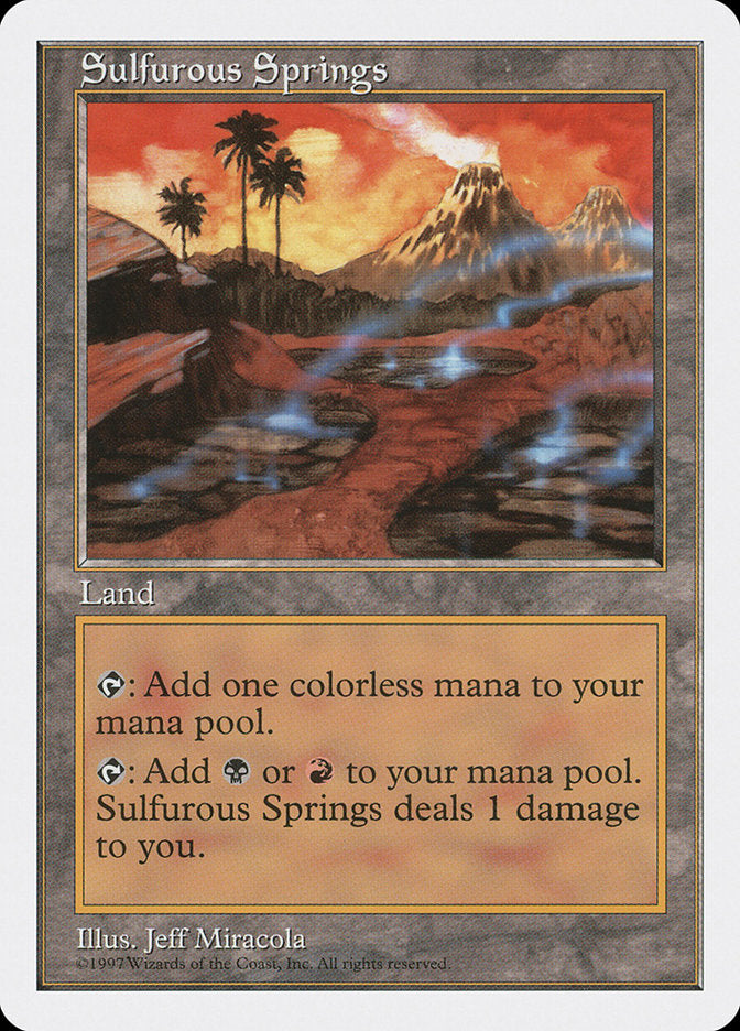 Sulfurous Springs [Fifth Edition] | Card Merchant Takapuna