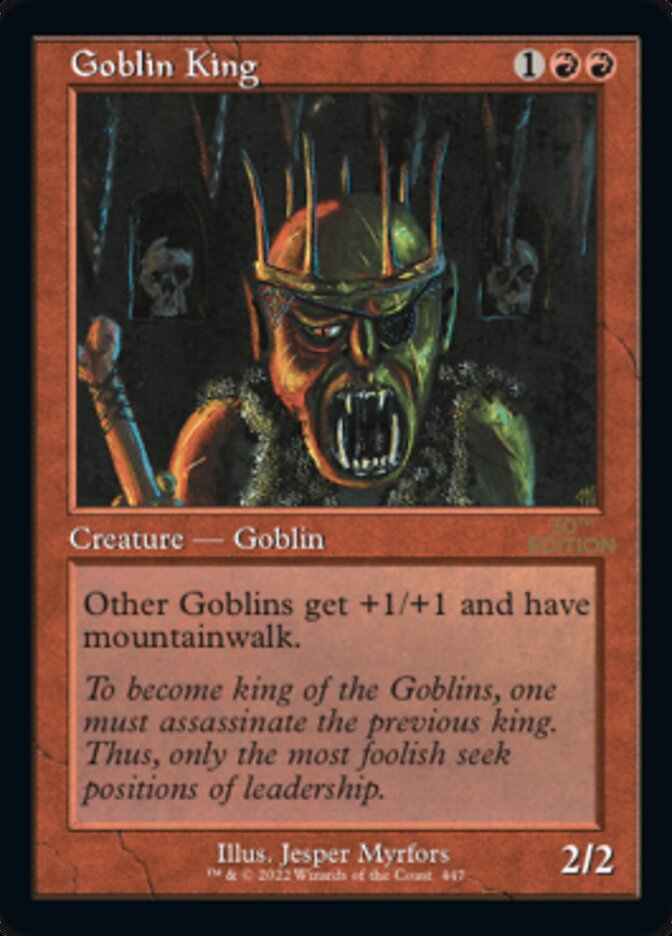 Goblin King (Retro) [30th Anniversary Edition] | Card Merchant Takapuna