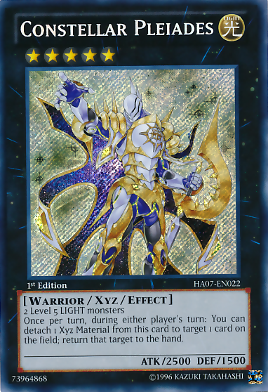 Constellar Pleiades [HA07-EN022] Secret Rare | Card Merchant Takapuna