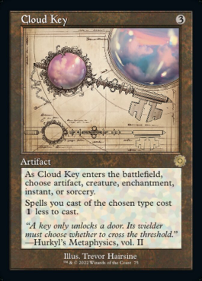 Cloud Key (Retro Schematic) [The Brothers' War Retro Artifacts] | Card Merchant Takapuna