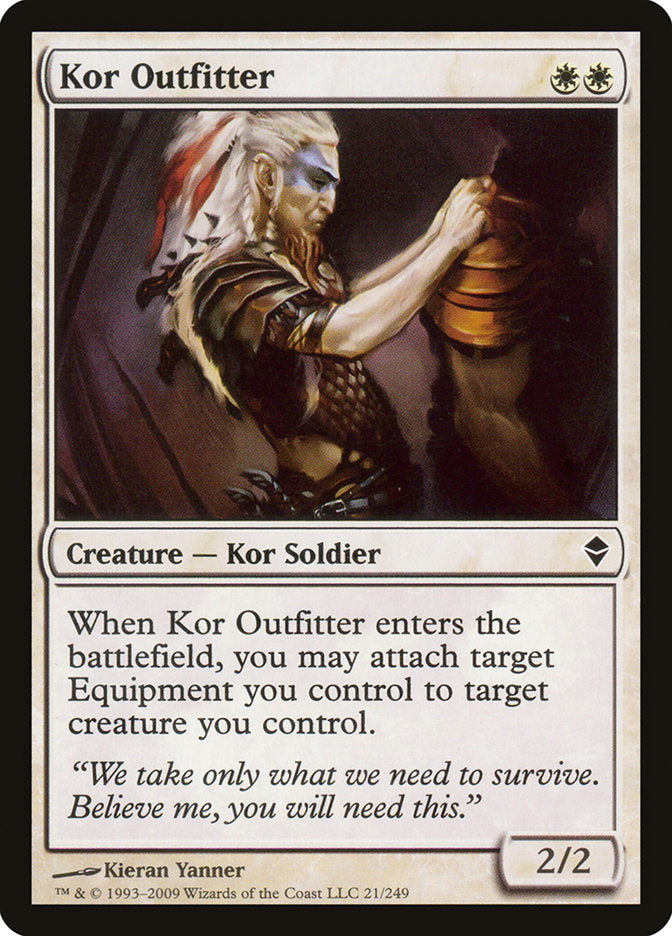 Kor Outfitter [Zendikar] | Card Merchant Takapuna