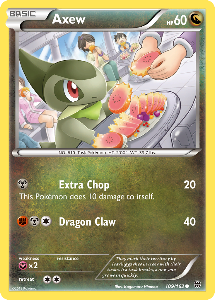 Axew (109/162) [XY: BREAKthrough] | Card Merchant Takapuna