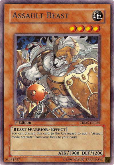 Assault Beast [CRMS-EN024] Rare | Card Merchant Takapuna