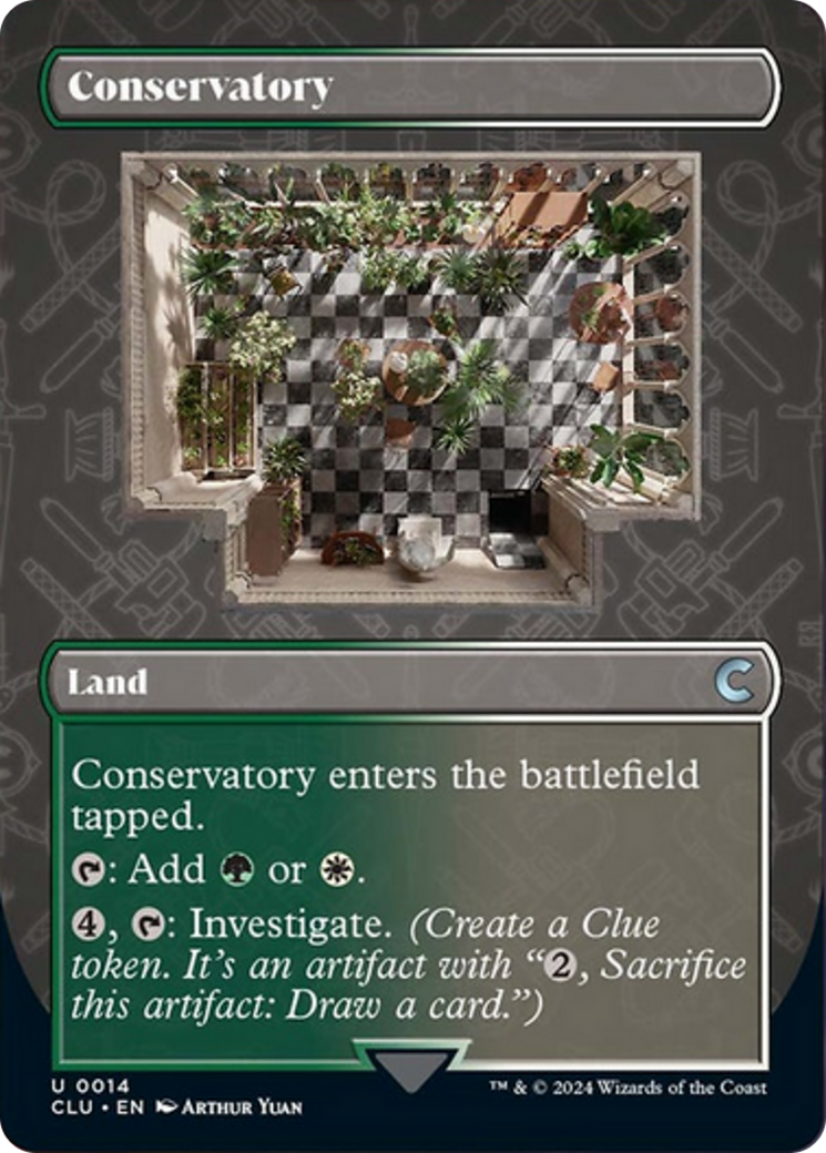 Conservatory (Borderless) [Ravnica: Clue Edition] | Card Merchant Takapuna