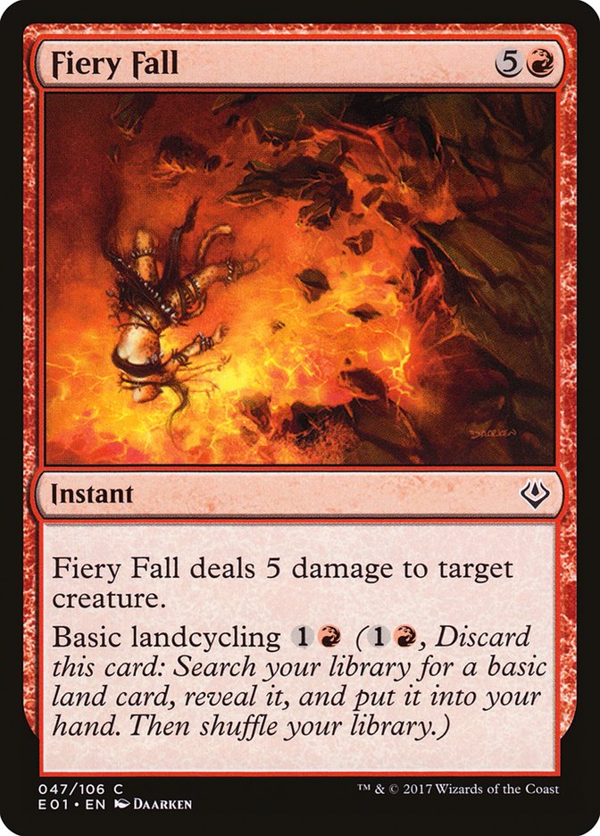 Fiery Fall [Archenemy: Nicol Bolas] | Card Merchant Takapuna