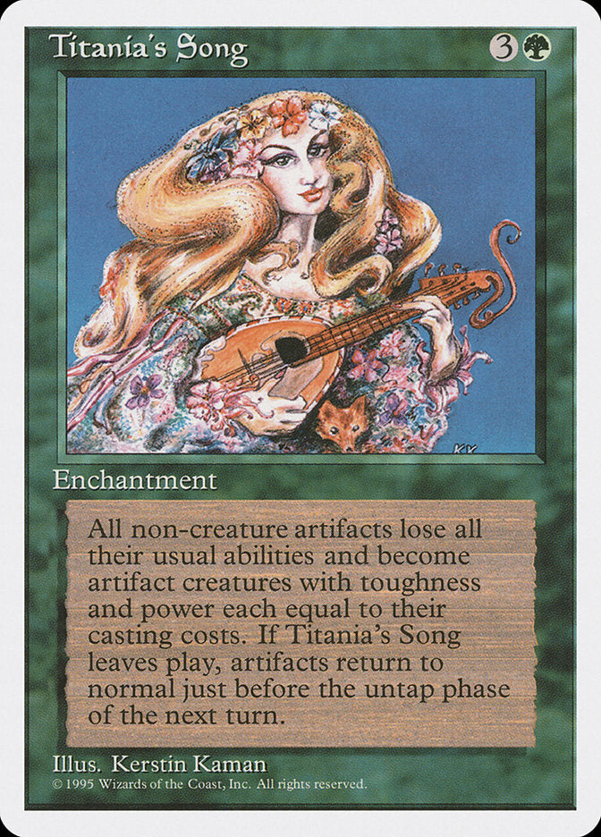 Titania's Song [Fourth Edition] | Card Merchant Takapuna