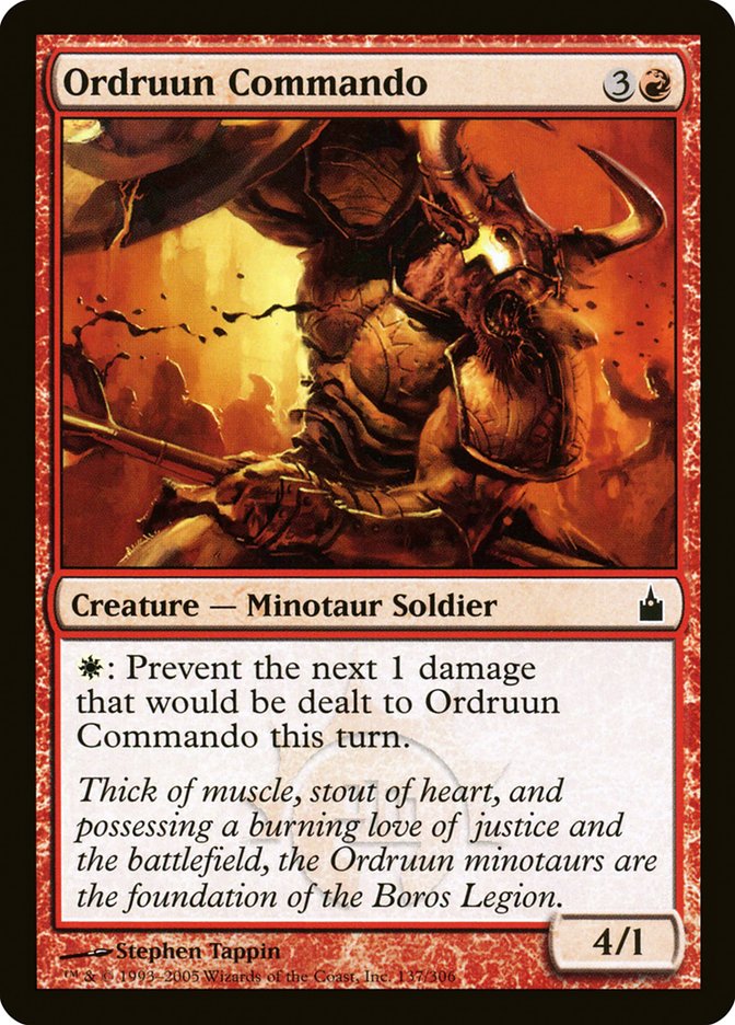 Ordruun Commando [Ravnica: City of Guilds] | Card Merchant Takapuna