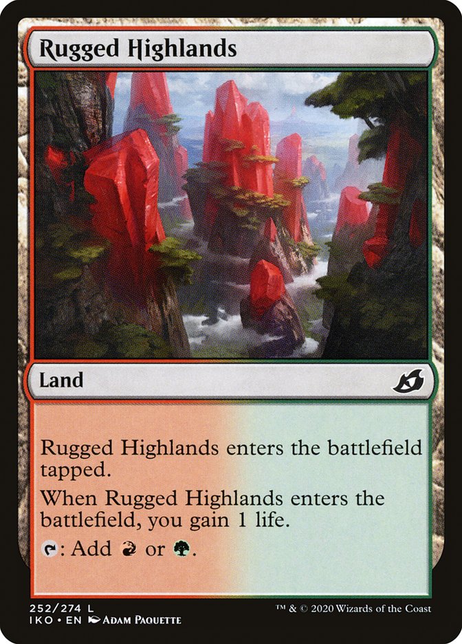 Rugged Highlands [Ikoria: Lair of Behemoths] | Card Merchant Takapuna