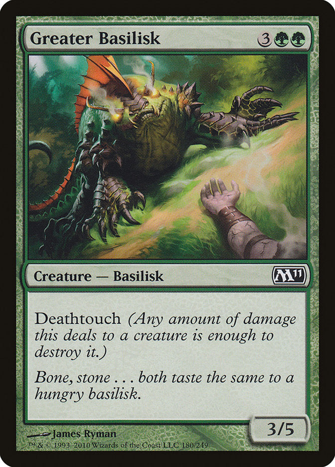 Greater Basilisk [Magic 2011] | Card Merchant Takapuna