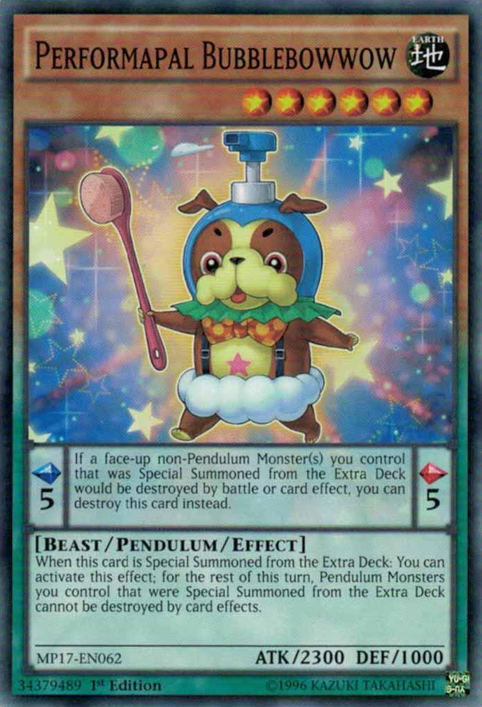 Performapal Bubblebowwow [MP17-EN062] Common | Card Merchant Takapuna