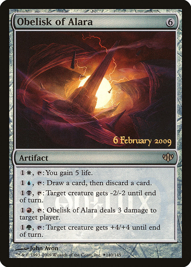 Obelisk of Alara (Launch) [Conflux Promos] | Card Merchant Takapuna