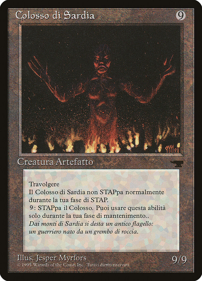 Colossus of Sardia (Italian) - "Colosso di Sardia" [Rinascimento] | Card Merchant Takapuna