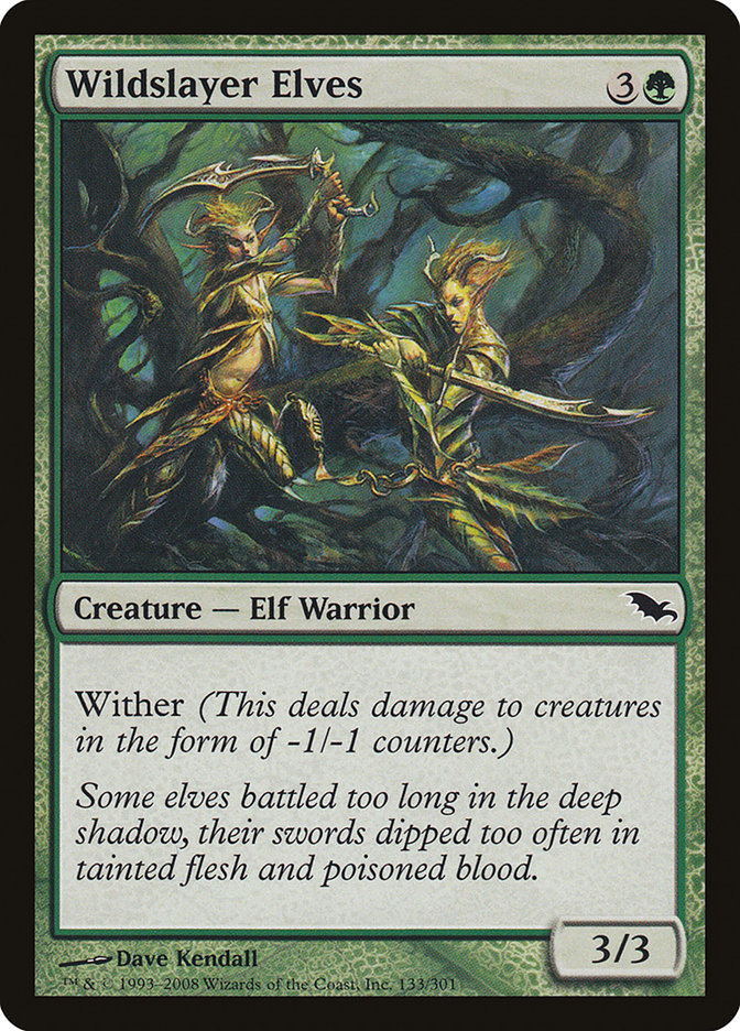 Wildslayer Elves [Shadowmoor] | Card Merchant Takapuna