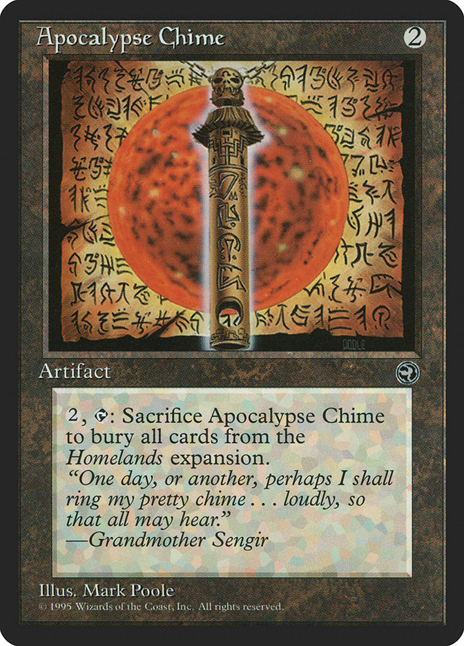 Apocalypse Chime [Homelands] | Card Merchant Takapuna