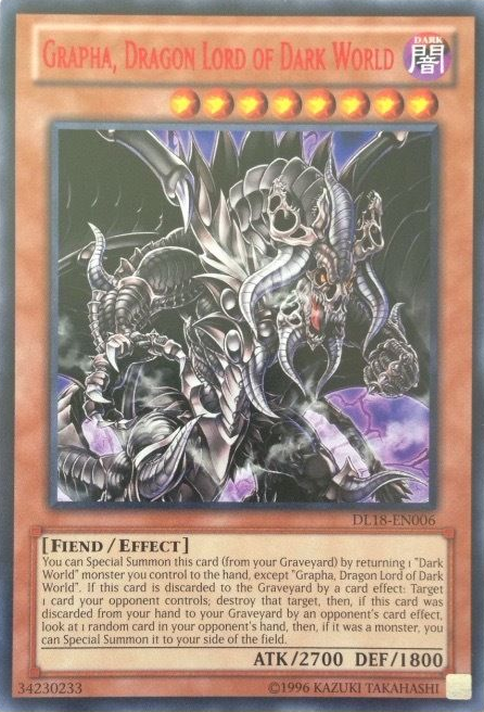 Grapha, Dragon Lord of Dark World (Red) [DL18-EN006] Rare | Card Merchant Takapuna