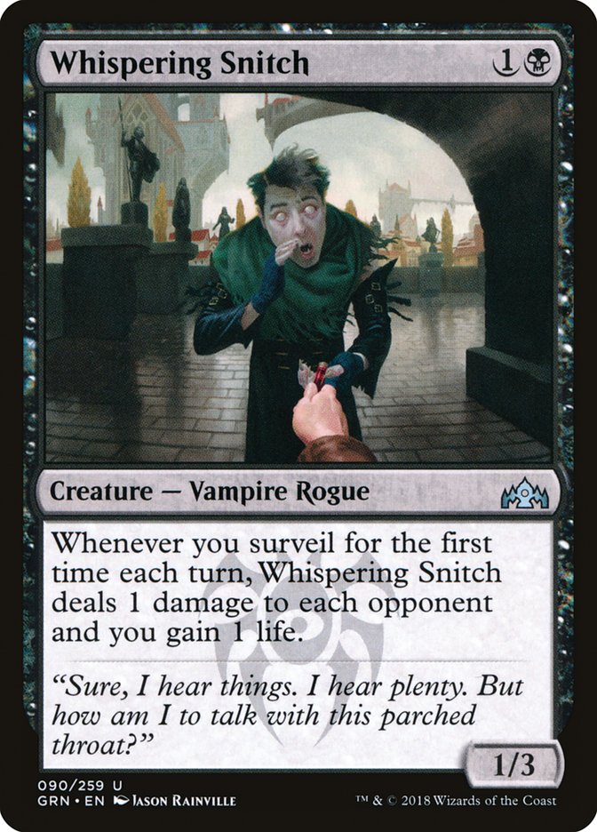 Whispering Snitch [Guilds of Ravnica] | Card Merchant Takapuna