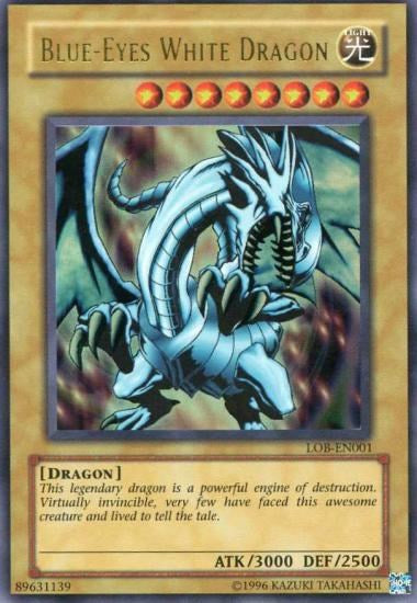 Blue-Eyes White Dragon [LOB-EN001] Ultra Rare | Card Merchant Takapuna