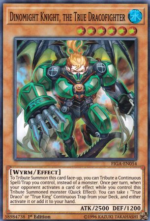 Dinomight Knight, the True Dracofighter [FIGA-EN054] Super Rare | Card Merchant Takapuna