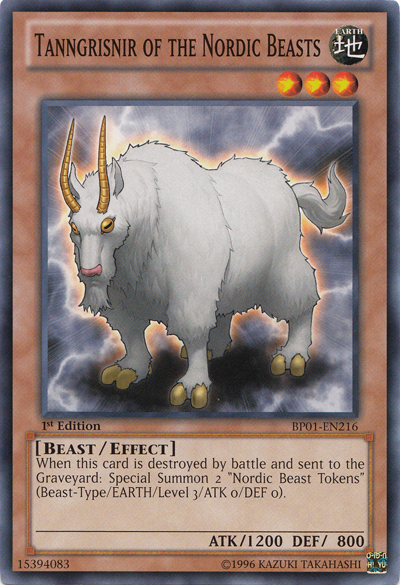 Tanngrisnir of the Nordic Beasts [BP01-EN216] Common | Card Merchant Takapuna