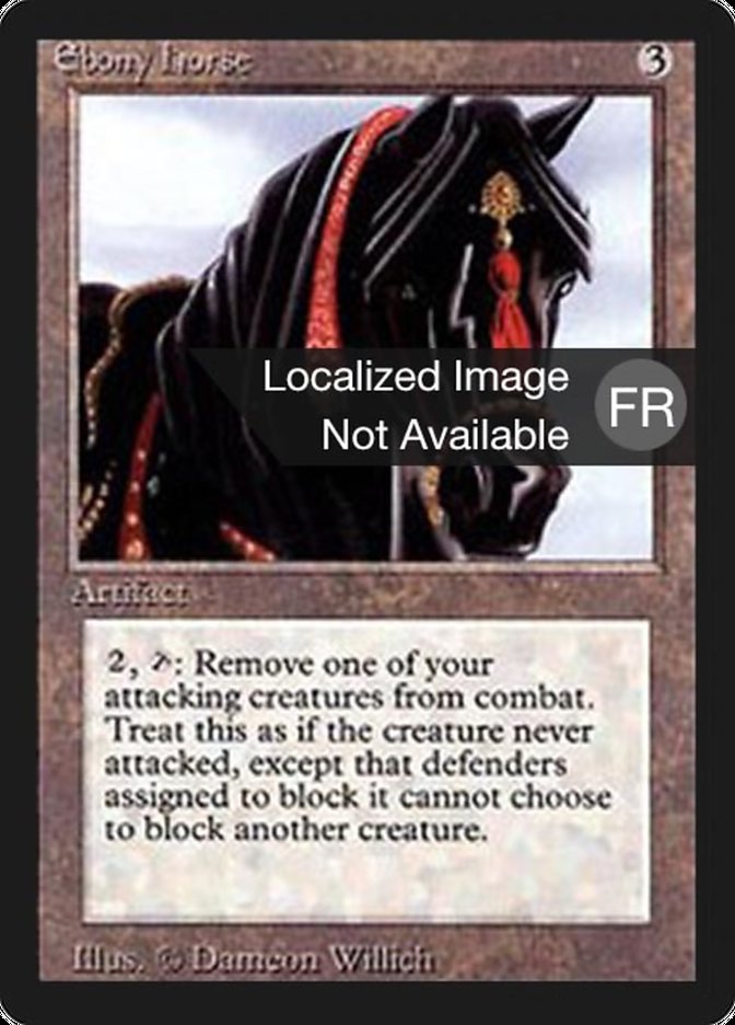 Ebony Horse [Foreign Black Border] | Card Merchant Takapuna