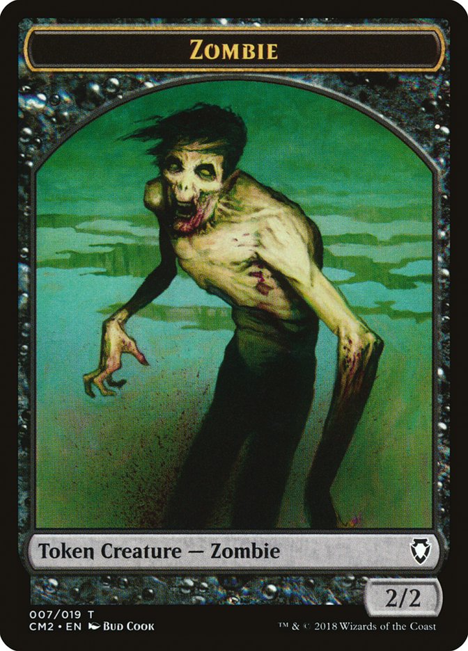 Zombie Token [Commander Anthology Volume II Tokens] | Card Merchant Takapuna