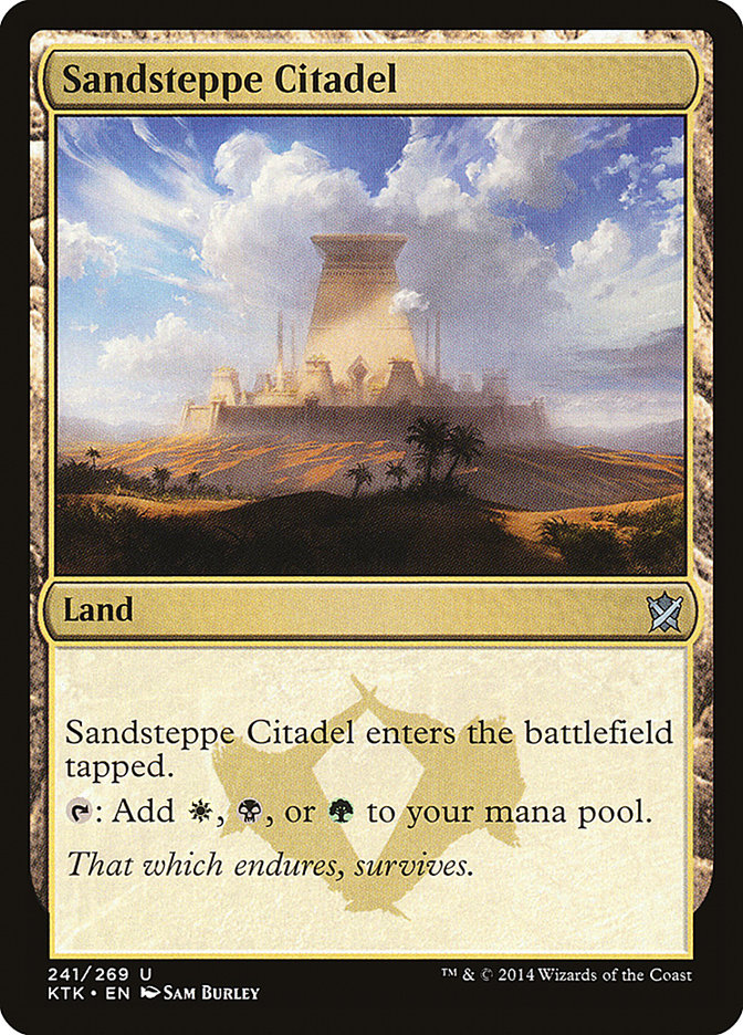 Sandsteppe Citadel [Khans of Tarkir] | Card Merchant Takapuna