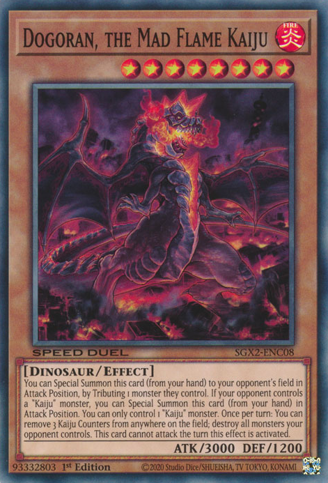 Dogoran, the Mad Flame Kaiju [SGX2-ENC08] Common | Card Merchant Takapuna