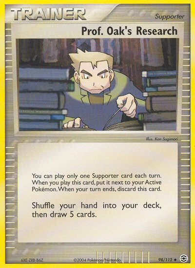 Prof. Oak's Research (98/112) [EX: FireRed & LeafGreen] | Card Merchant Takapuna