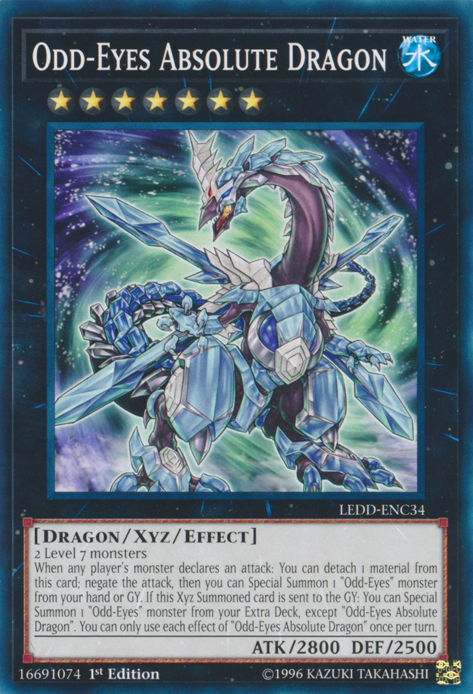 Odd-Eyes Absolute Dragon [LEDD-ENC34] Common | Card Merchant Takapuna