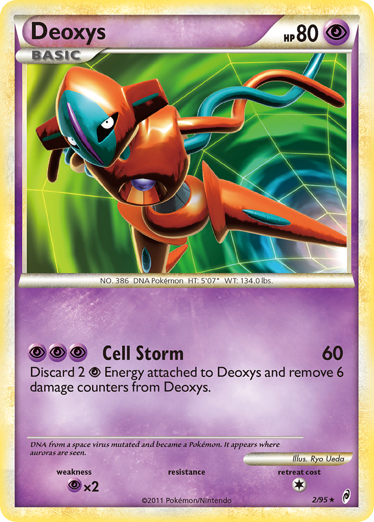 Deoxys (2/95) [HeartGold & SoulSilver: Call of Legends] | Card Merchant Takapuna