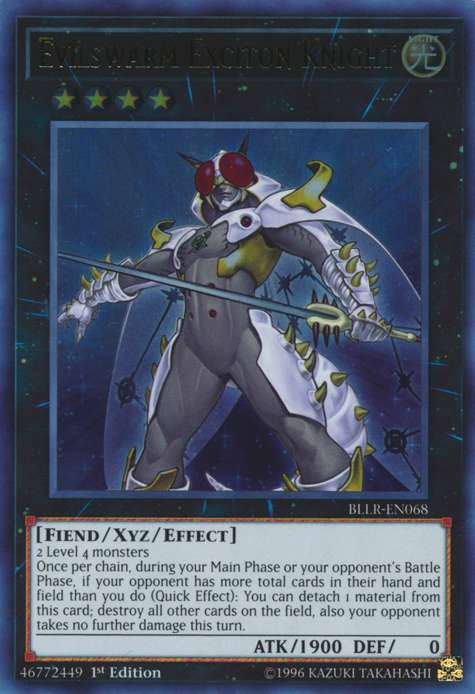 Evilswarm Exciton Knight [BLLR-EN068] Ultra Rare | Card Merchant Takapuna