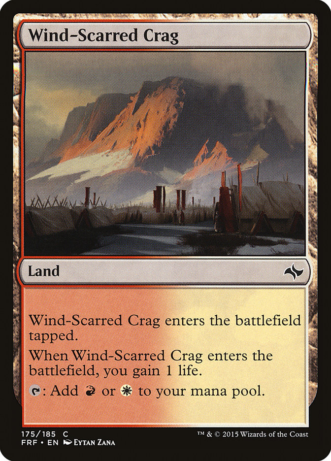 Wind-Scarred Crag [Fate Reforged] | Card Merchant Takapuna