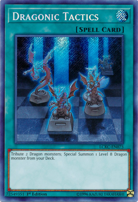 Dragonic Tactics [LCKC-EN073] Secret Rare | Card Merchant Takapuna