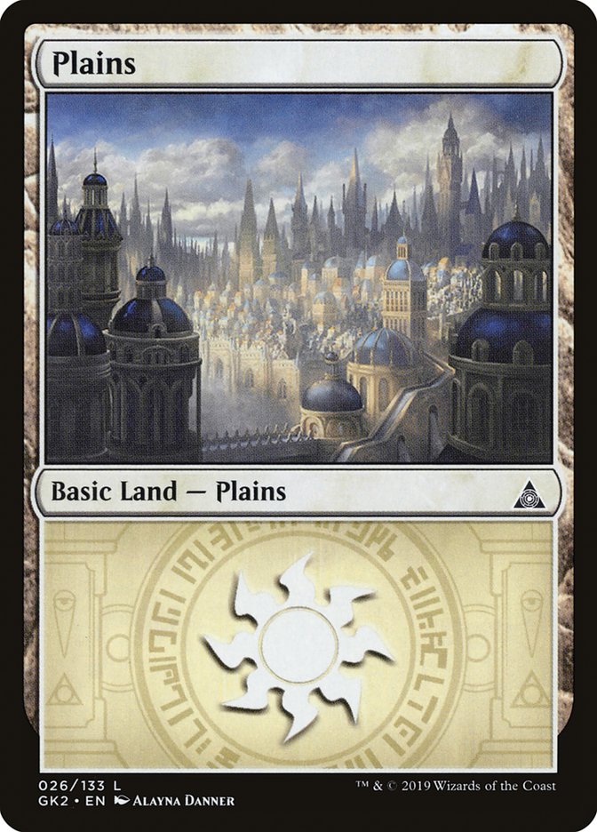 Plains (26) [Ravnica Allegiance Guild Kit] | Card Merchant Takapuna